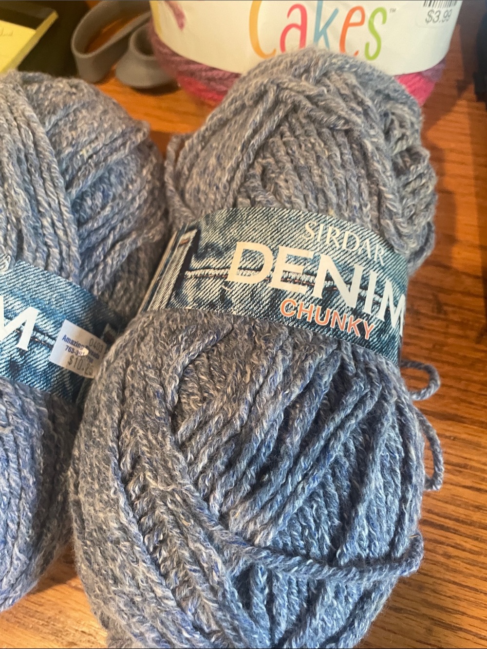 Denim Chunky Yarn - Blue 2 Skiens